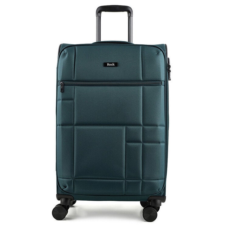 Rock Tokyo Softshell Suitcase 3pc set in Green Rock Tokyo Softshell Suitcase 3pc set in Green