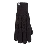 Heat Holders Ladies Original Thermal Gloves 2 Pack in Black, Small/Medium