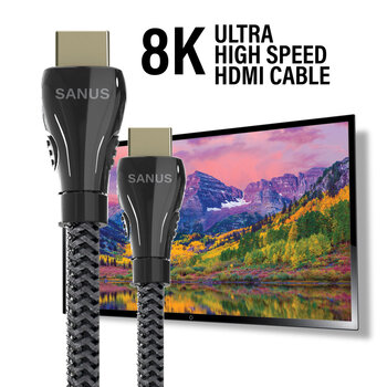 Sanus Preferred 2.1 HDMI Cable, 8K, 3 Meter, Twin Pack