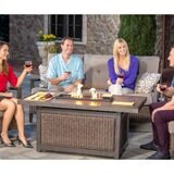 Agio Brentwood 4 Piece Fire Deep Seating Patio Set