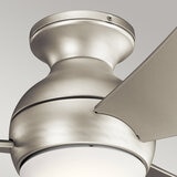 Kichler Sola 3 Blade (86cm) Indoor Ceiling Fan with AC Motor and Remote Control - Nickel Silver Kichler Sola 3 Blade (86cm) Indoor Ceiling Fan with AC Motor and Remote Control - Nickel Silver