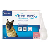 Effipro® Spot-On Flea and Tick Treatment for Large Dogs (20-40kg), 4 x 268mg