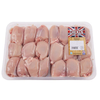 British Chicken Boneless Thigh Fillets, Variable Weight: 1kg - 3kg