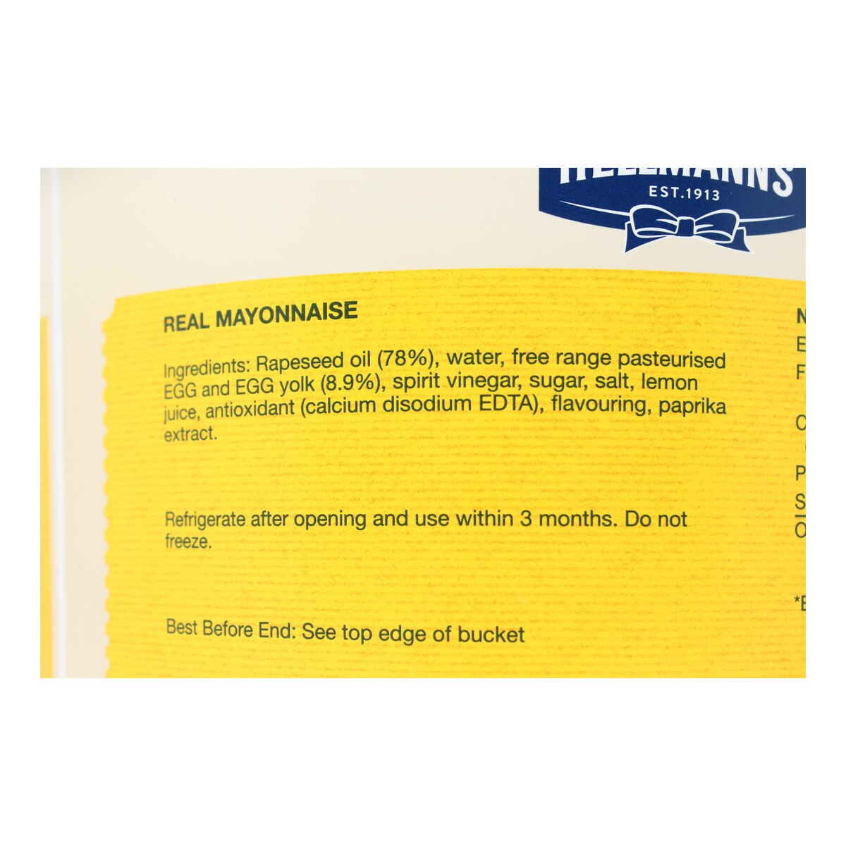Hellmanns Mayonnaise, 5L