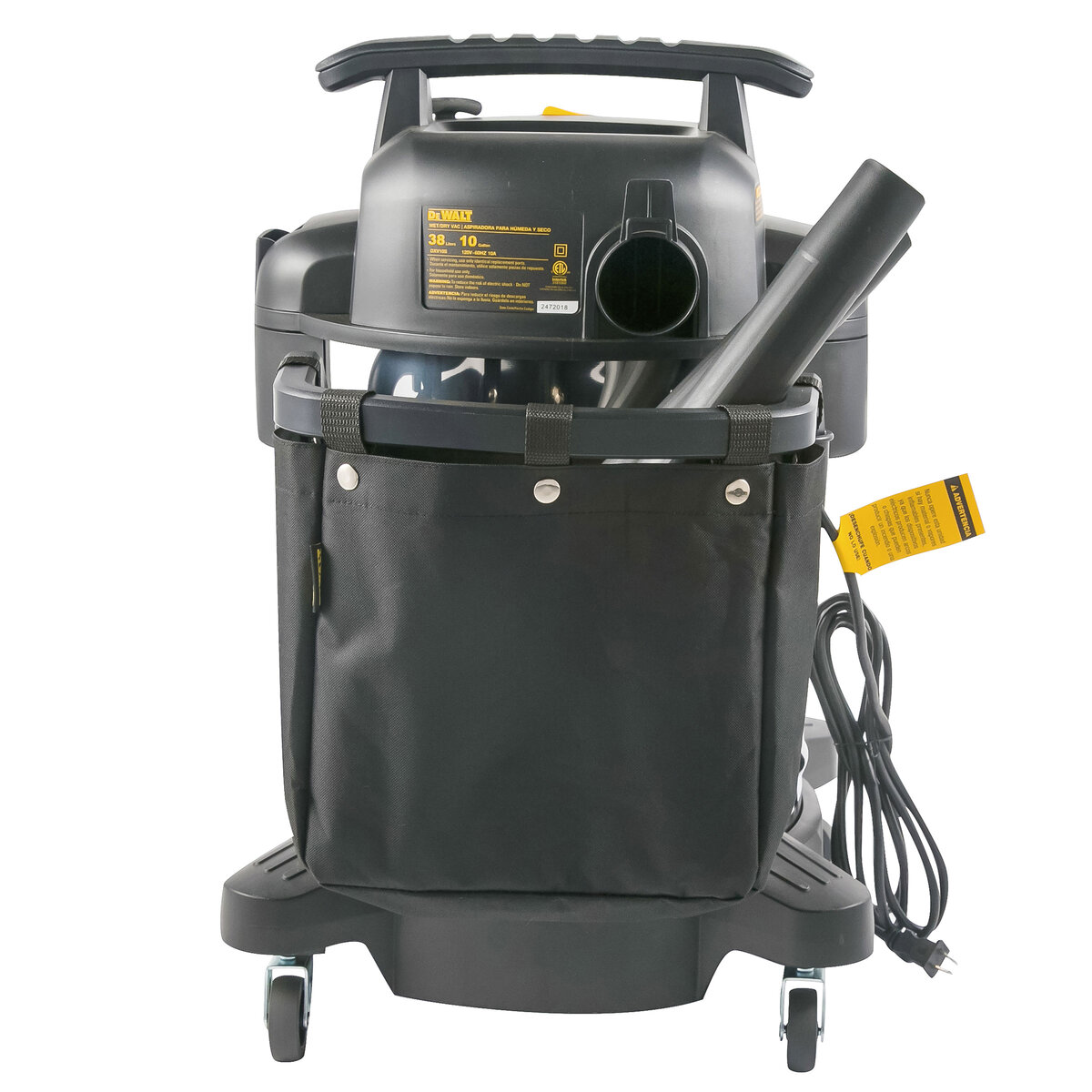 Cut out image of dewalt wet and dry vac