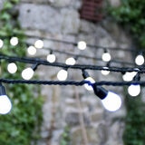 Lights4You 33ft 10m 50 Large Bulb Ice White Outdoor String Lights