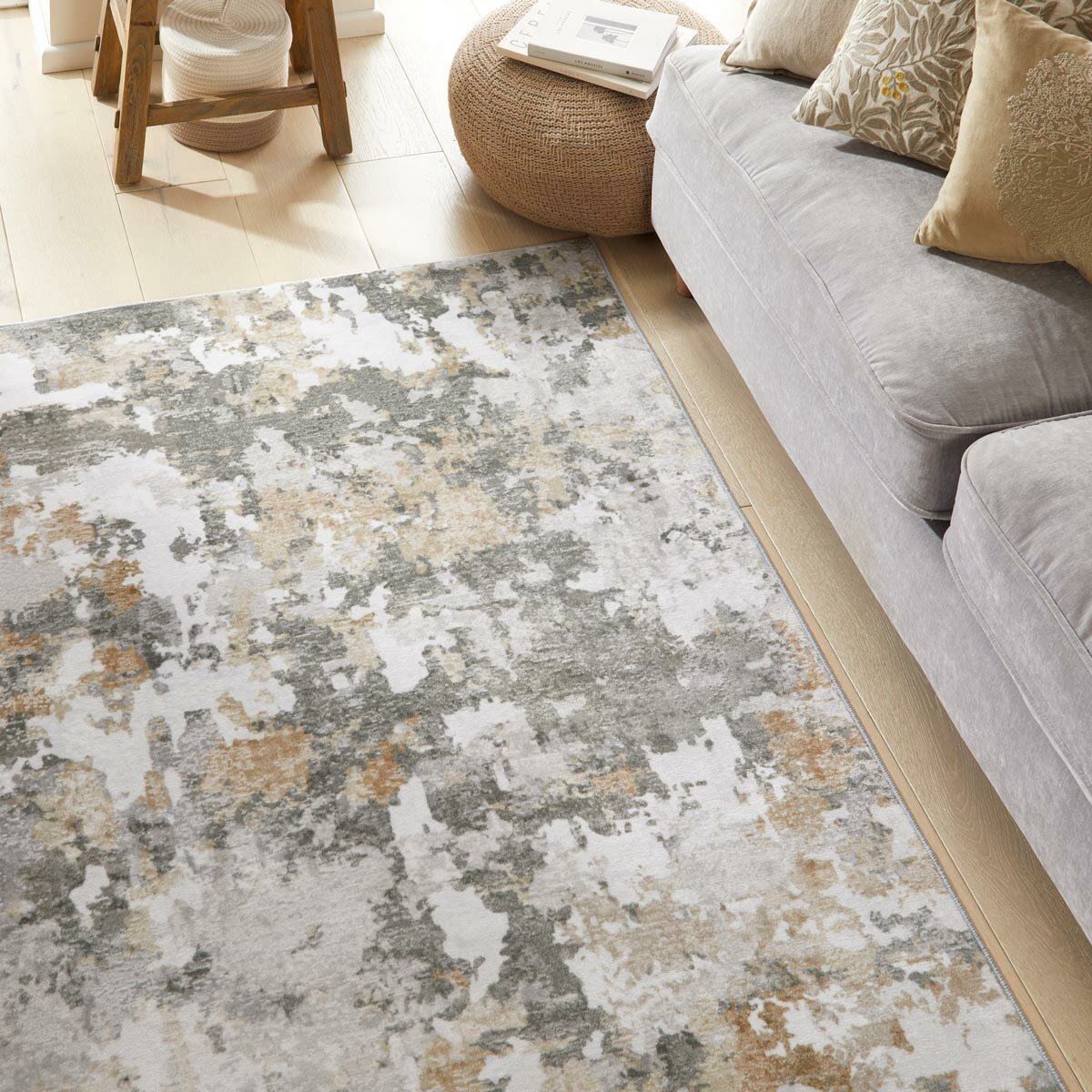 Concept Looms Liberty Quarry Washable Rug, in 3 Sizes