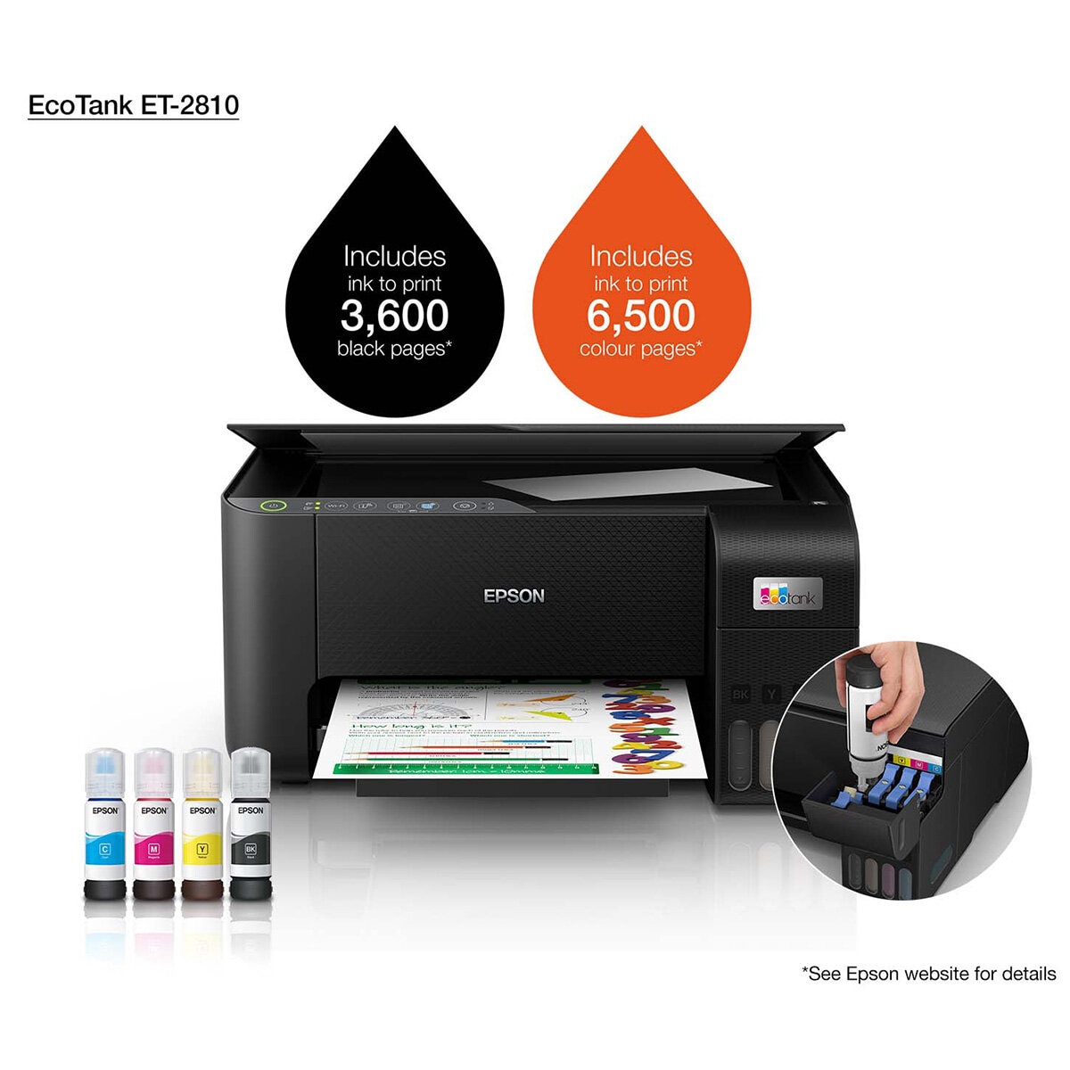 Buy Epson EcoTank ET2810 Info1 Image at Costco.co.uk