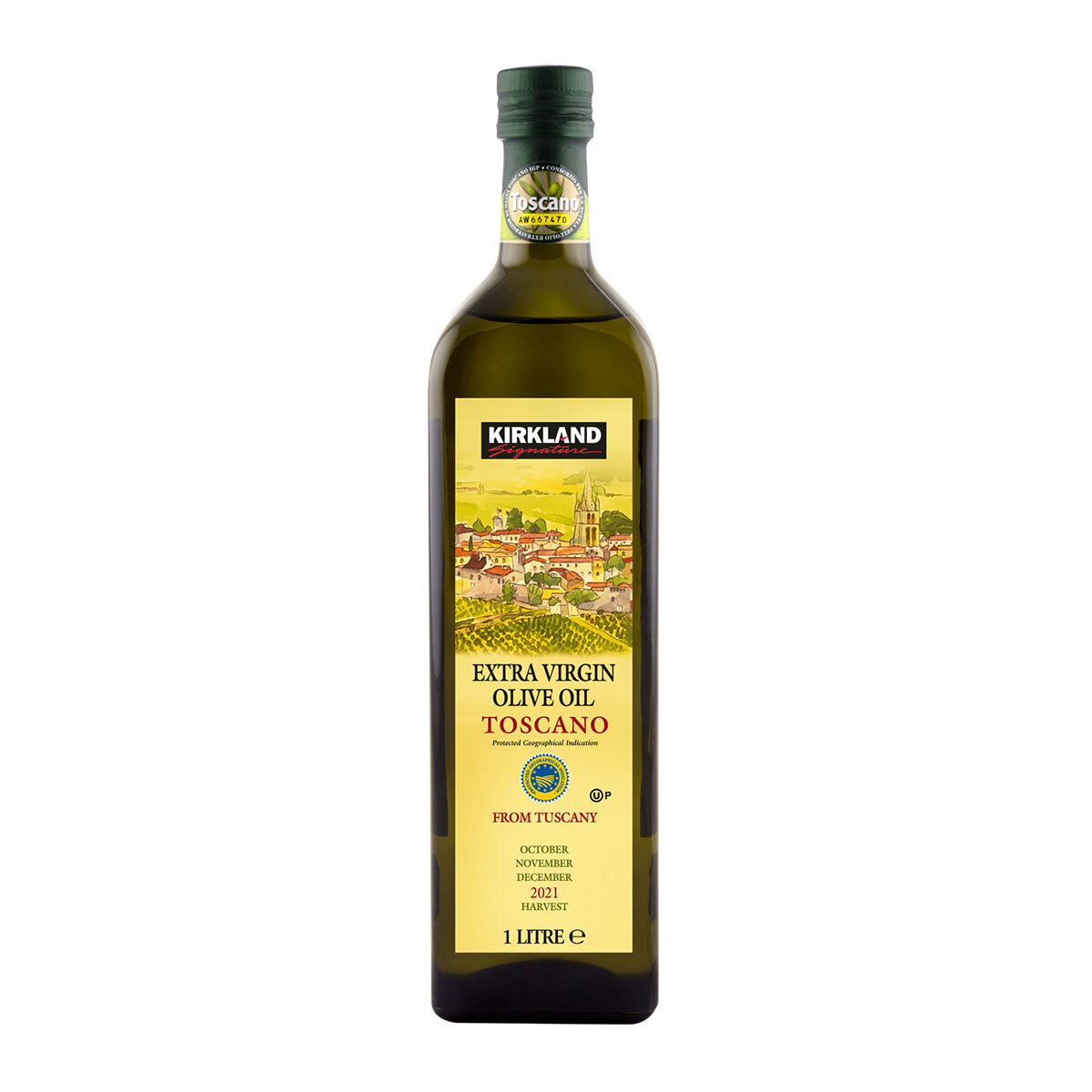 Kirkland Signature Toscano Extra Virgin Olive Oil, 1L
