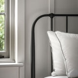 Gallery Loughton Black Metal Bed Frame, Single