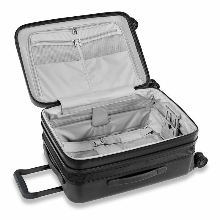 Domestic Carry-On Expandable Spinner, Black Domestic Carry-On Expandable Spinner, Black