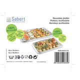 Sabert Rectangular Mix Platters, 10 Pack