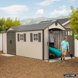 Lifetime 17.5 Ft. x 8 Ft. Outdoor Storage Shed