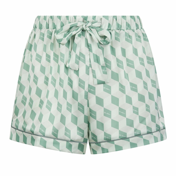 Ted Baker Ladies Satin 2 Piece PJ Set in Green