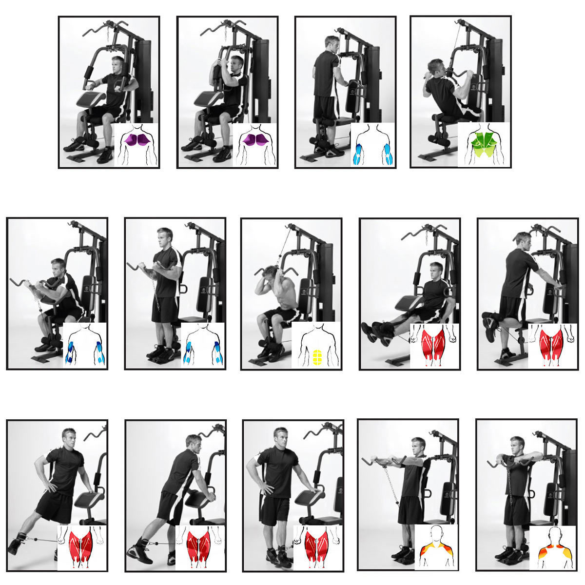 Marcy MWM 990 68kg 150lb Stack - 12899202465822 