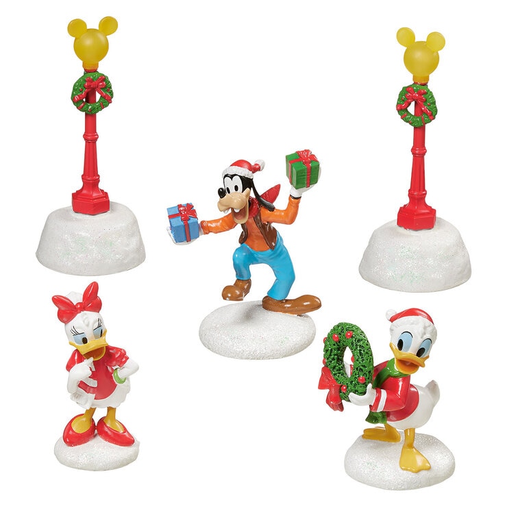 Disney 13 Piece Christmas Village with Lights and Sounds