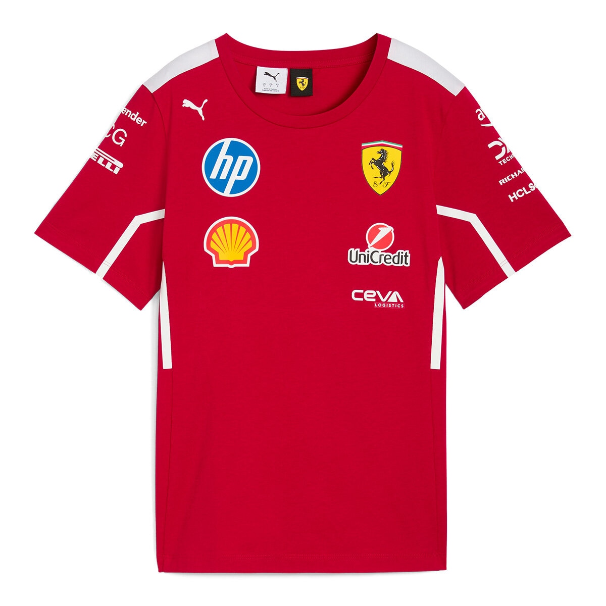 Scuderia Ferrari F1 Team Mens Dark Cherry T-shirt 2025