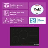 Bosch Series 6 PXV831HC1E 80cm Flex Induction Hob in Black Bosch Series 6 PXV831HC1E 80cm Flex Induction Hob in Black