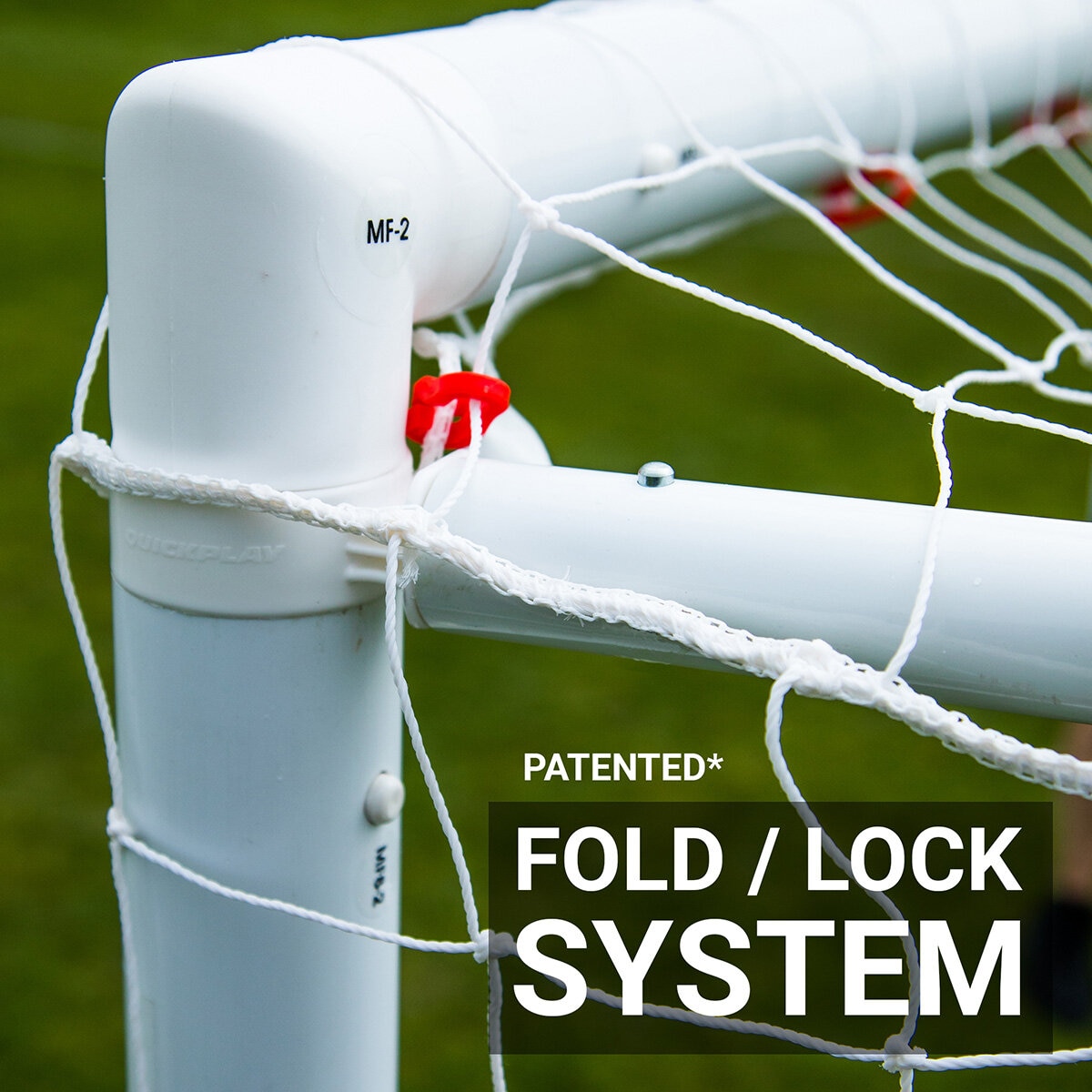 Lifestyle image showing the patented fold/lock system