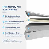 Dormeo Memory Plus Rolled Mattress in 5 Sizes