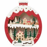 Light Up Wooden Holiday Icons-Set Of 2