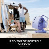 Lifestyle image of up to 20m portable airflow Lifestyle image of up to 20m portable airflow