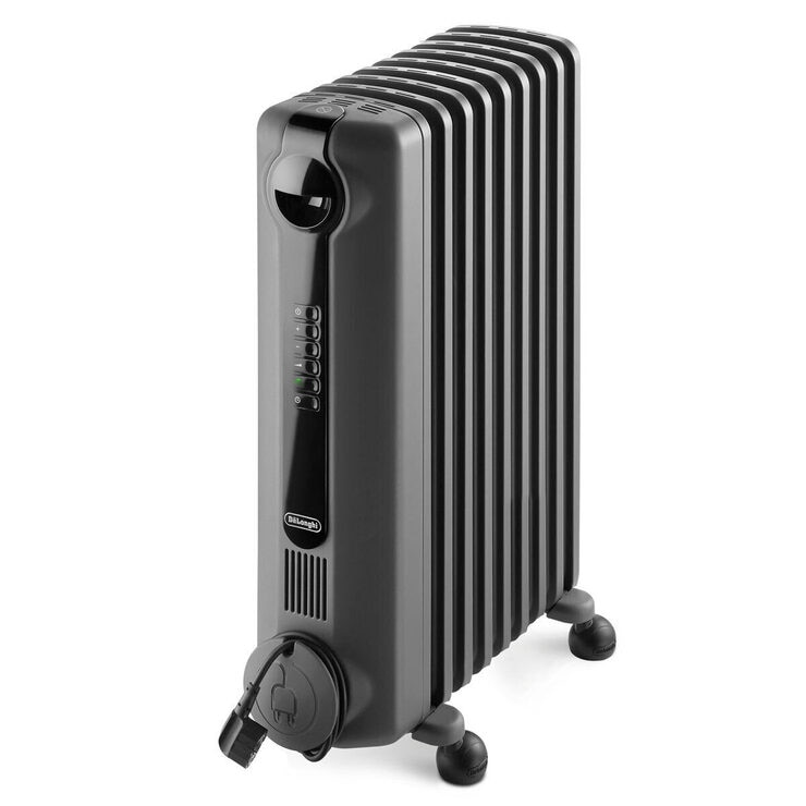 De'Longhi 2kW Radia S Digital Oil Filled Radiator in Grey, TRRS0920E.G