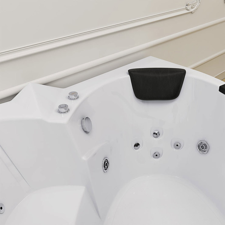 Platinum Spas Amalfi 2 Person Whirlpool Bath Tub 1400 x 1400 x 620mm Costco UK