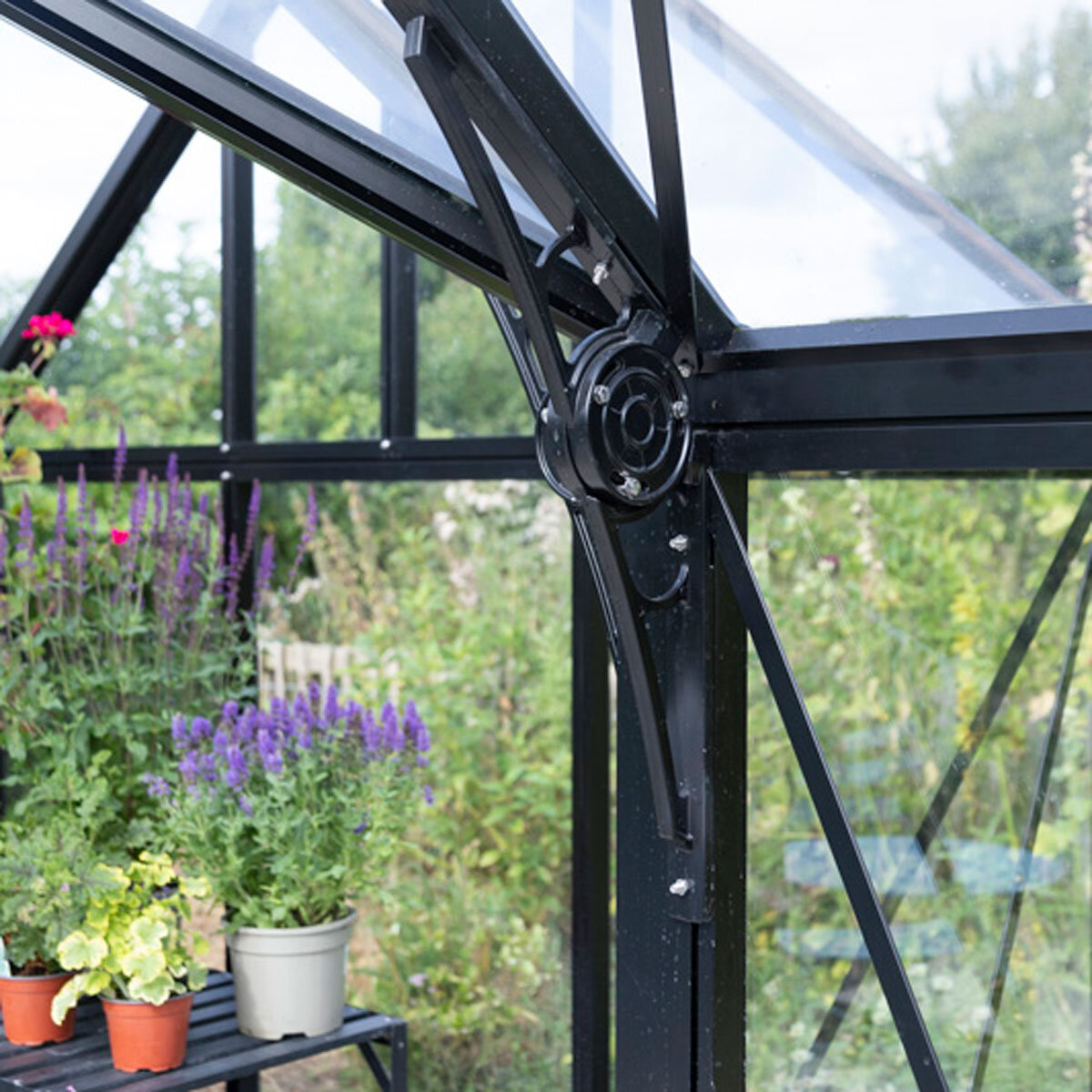 Janssens Elsene 10ft 4" x 13ft 2" (3.2 x 4m) Aluminium Greenhouse Package