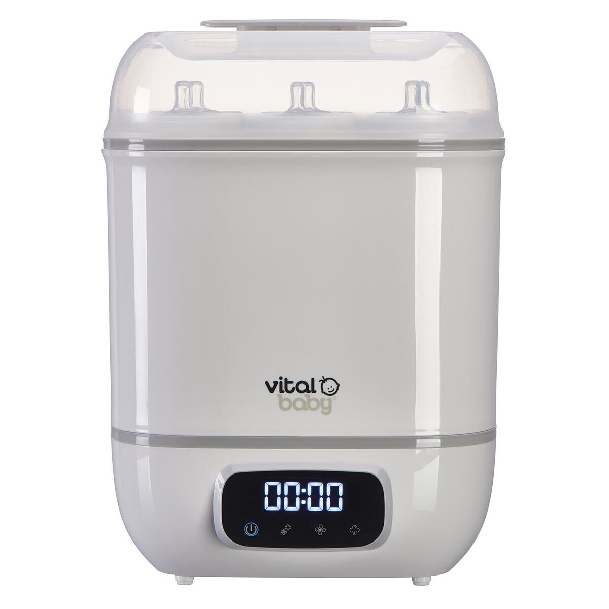 Vital Baby Nurture Pro Steam Steriliser and Dryer with 2 x 150ml Bottles