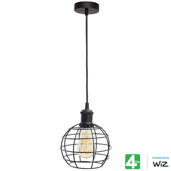 4lite WiZ Smart LED Pendant with Birdcage Shaped Cage