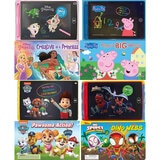 Board book with interactive LCD in 4 Options: Disney Princess, Peppa Pig, Spidey: Dino Webs or Paw Patrol