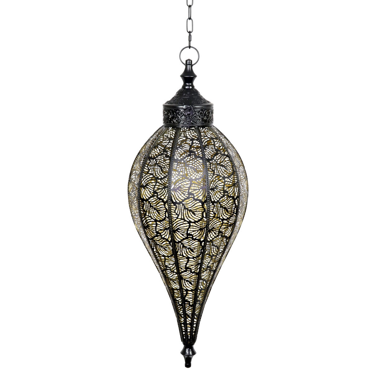 Exhart Battery Powered 82cm (32") Tall Hanging Outdoor Lantern Costco UK