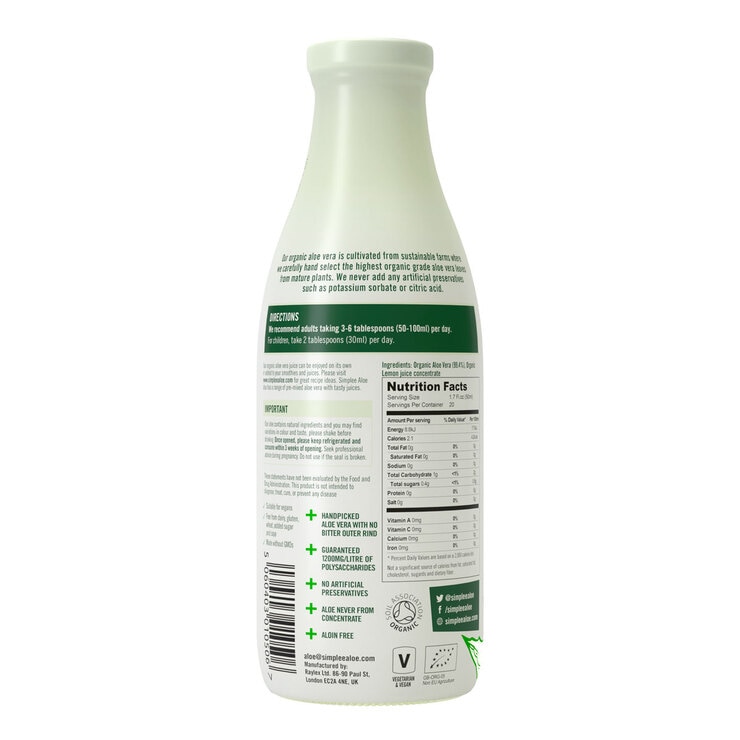 Simplee Aloe Vera Food Supplement, 1L