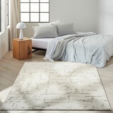Calvin Klein Sculptural Ivory Rug in 2 Sizes