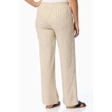Briggs Ladies Linen Pant in Beige