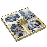 Hallmark Hand Crafted Christmas Card Assortment: Thomas Kinkade - 40 Pack