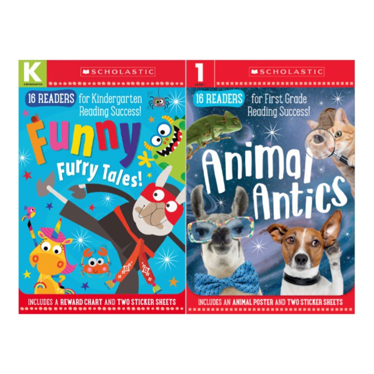 Scholastic 16 Readers Box Assortment, Year 1 & Year 2