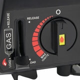 Studio image of the gas release lever