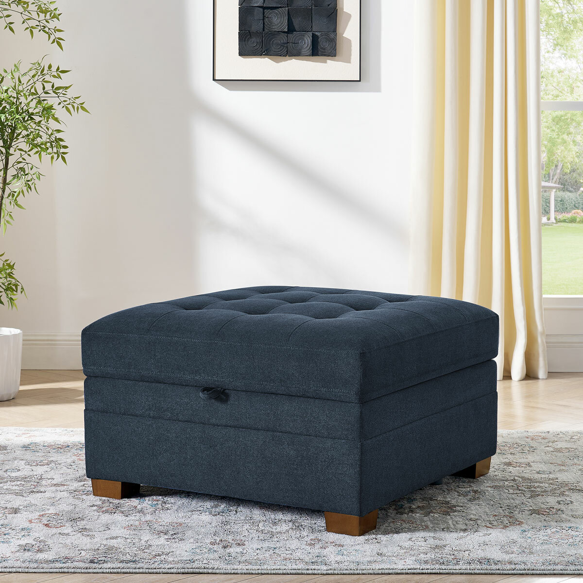 Tisdale Ottoman Piece Blue_Lifestyle