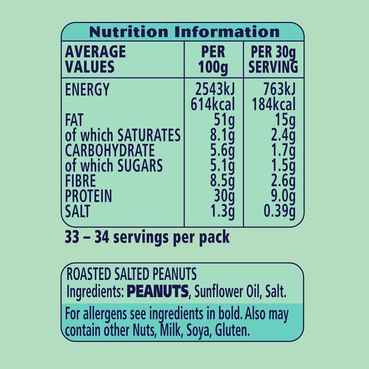 KP Original Salted Peanuts, 1kg Costco UK