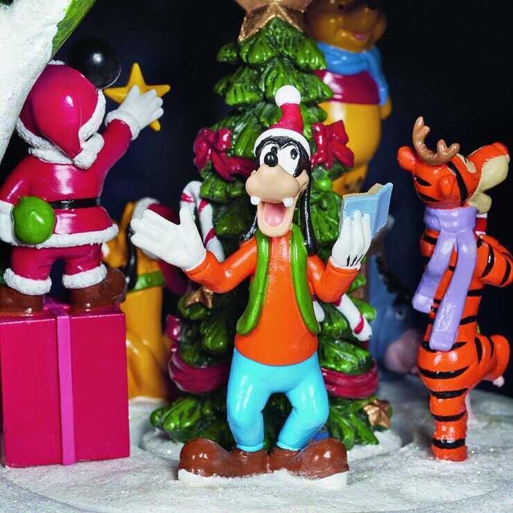 17.5 Inch (44.5 cm) Disney Animated Christmas Tree with LED Lights and