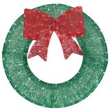 Buy 36" Glitter String Wreath with LED Lights Single Image at Costco.co.uk