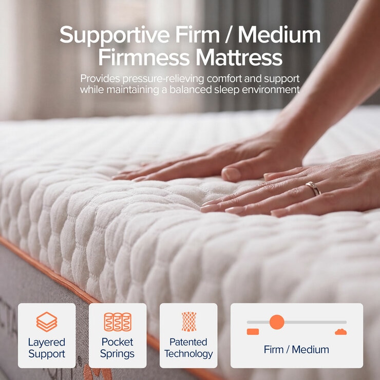 Dormeo Octasmart Rolled Hybrid Mattress in 4 Sizes