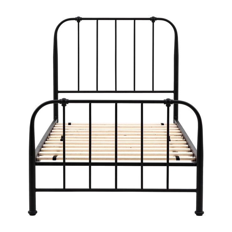 Gallery Loughton Black Metal Bed Frame, Single