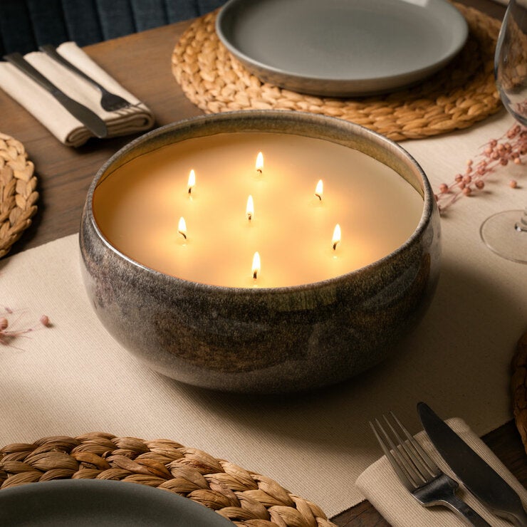 Torc 7 Wick Candle, in Grey Torc 7 Wick Candle, in Grey