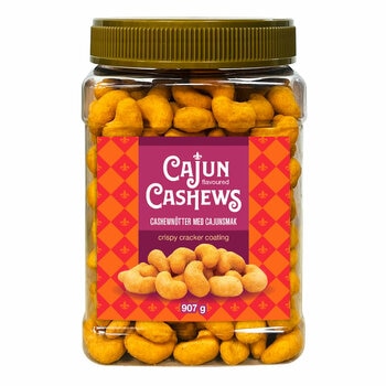 Cajun Coated Cashews, 907g Cajun Coated Cashews, 907g
