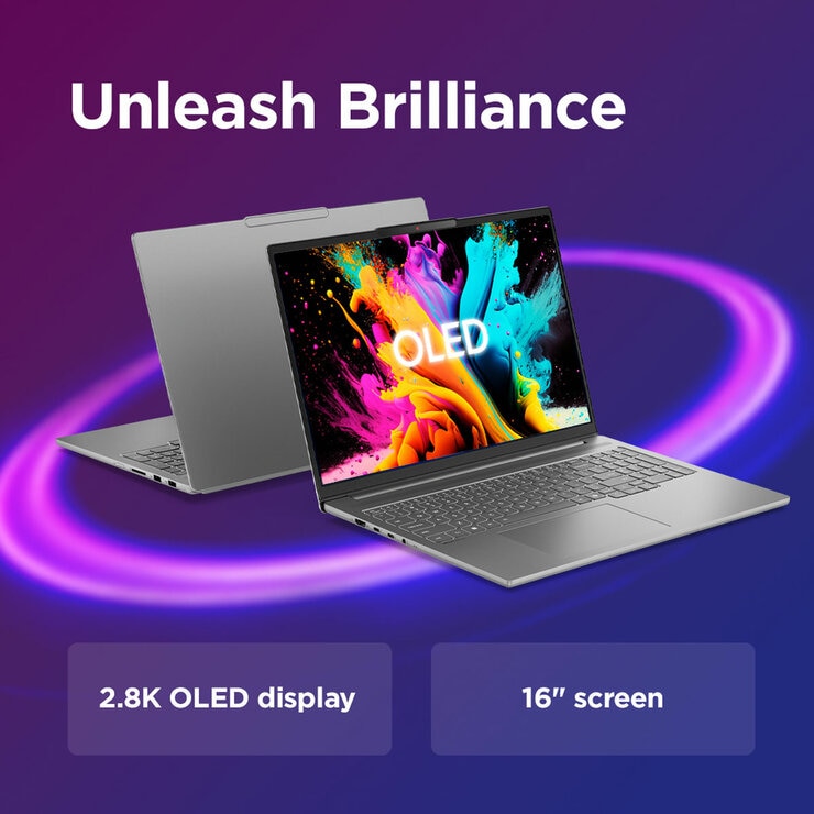 Lenovo IdeaPad Pro 5, Intel Core Ultra 5, 24GB RAM, 1TB SSD, 16 Inch OLED Laptop, 83JM0039UK