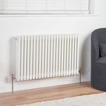 Ultraheat White 3 Column Radiator in Three Sizes