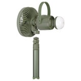 Camelion Rechargeable Camping Fan with LED Light